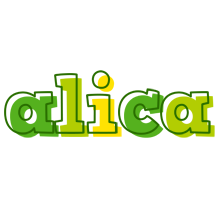 Alica juice logo