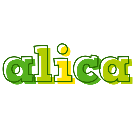 Alica juice logo