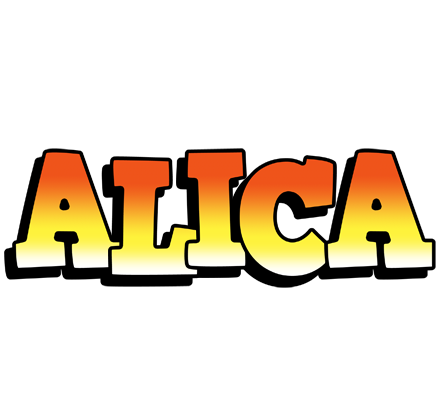 Alica sunset logo