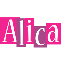 Alica whine logo