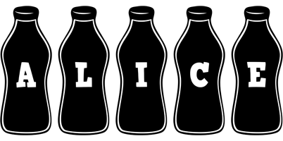 Alice bottle logo