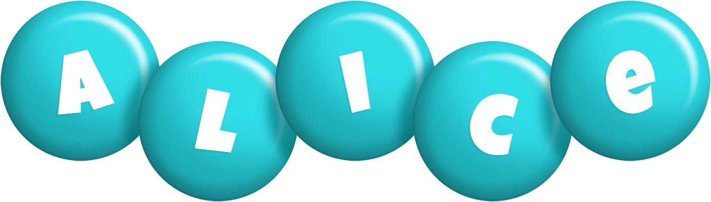 Alice candy-azur logo