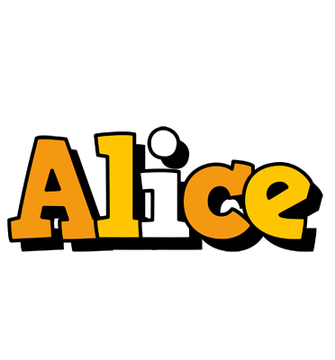 Alice cartoon logo