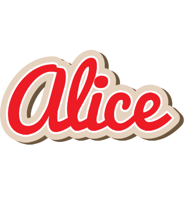 Alice chocolate logo