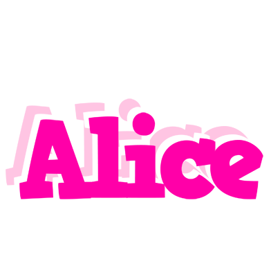 Alice dancing logo