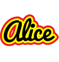 Alice flaming logo