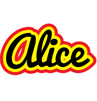 Alice flaming logo