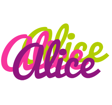 Alice flowers logo