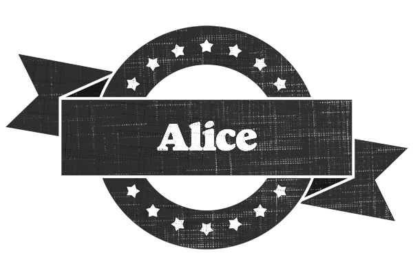 Alice grunge logo