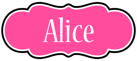 Alice invitation logo