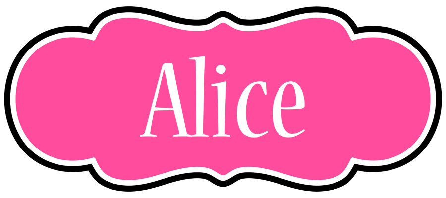 Alice invitation logo