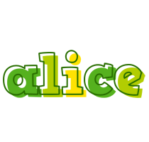 Alice juice logo