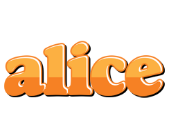Alice orange logo