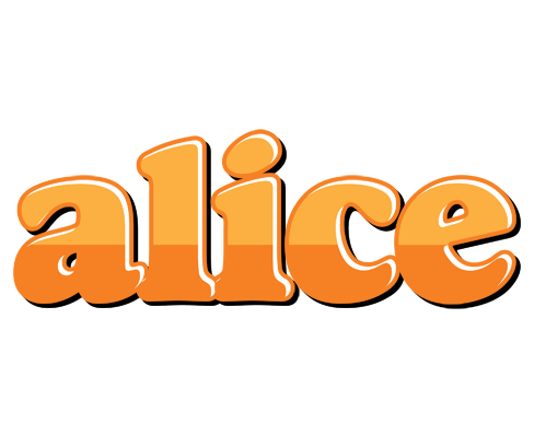 Alice orange logo