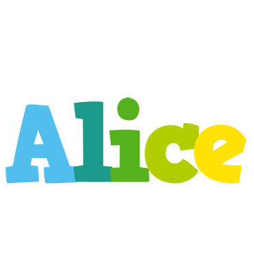Alice rainbows logo
