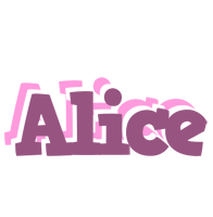 Alice relaxing logo