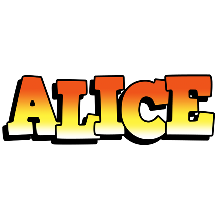 Alice sunset logo