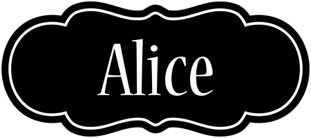 Alice welcome logo