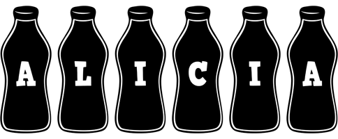 Alicia bottle logo