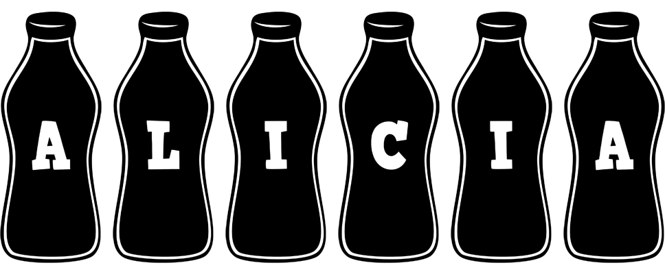 Alicia bottle logo
