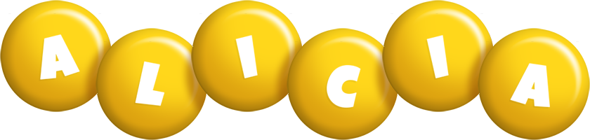 Alicia candy-yellow logo