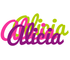 Alicia flowers logo