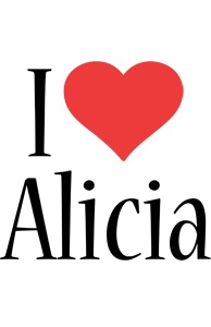 Alicia i-love logo