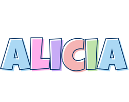 Alicia pastel logo