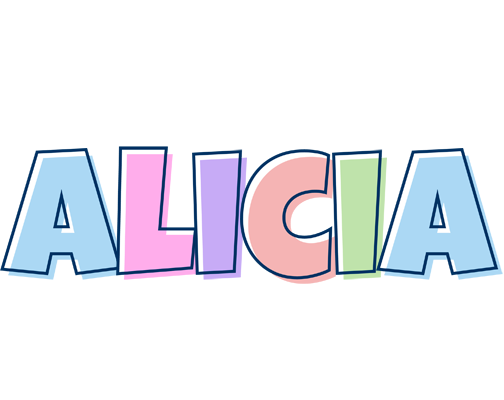 Alicia pastel logo