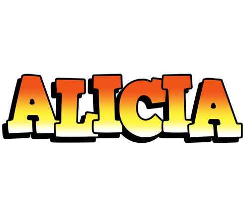 Alicia sunset logo