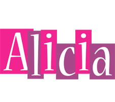 Alicia whine logo