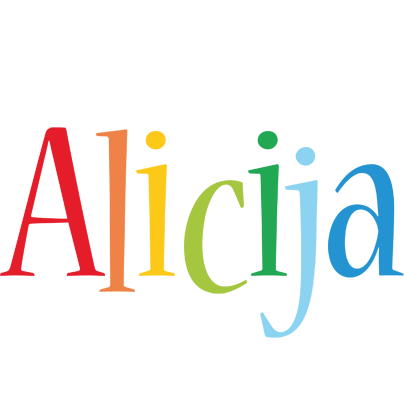 Alicija birthday logo