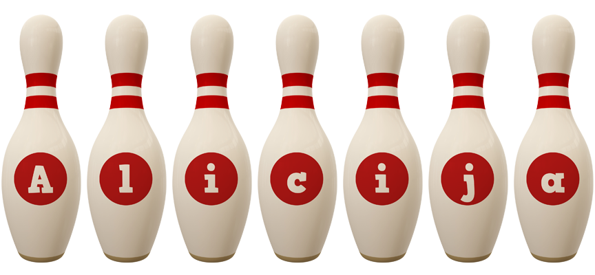 Alicija bowling-pin logo