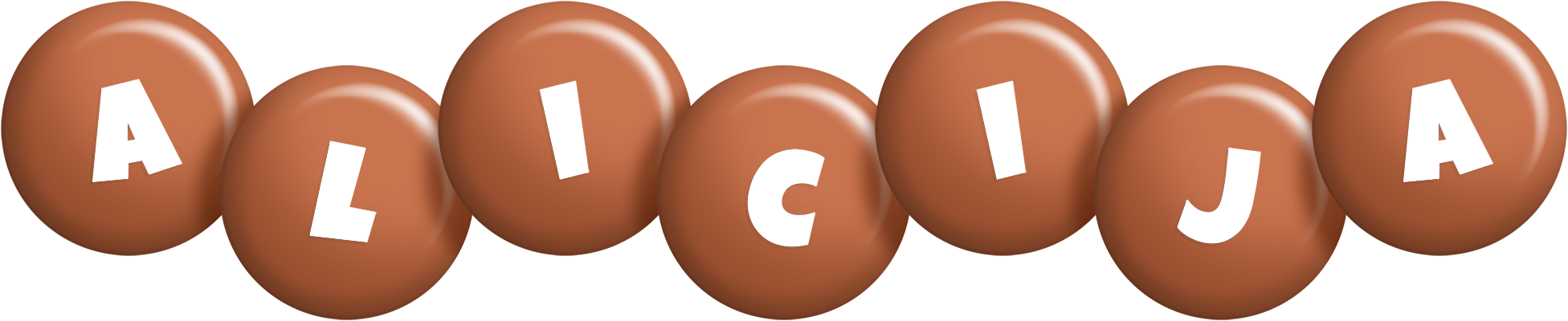 Alicija candy-brown logo