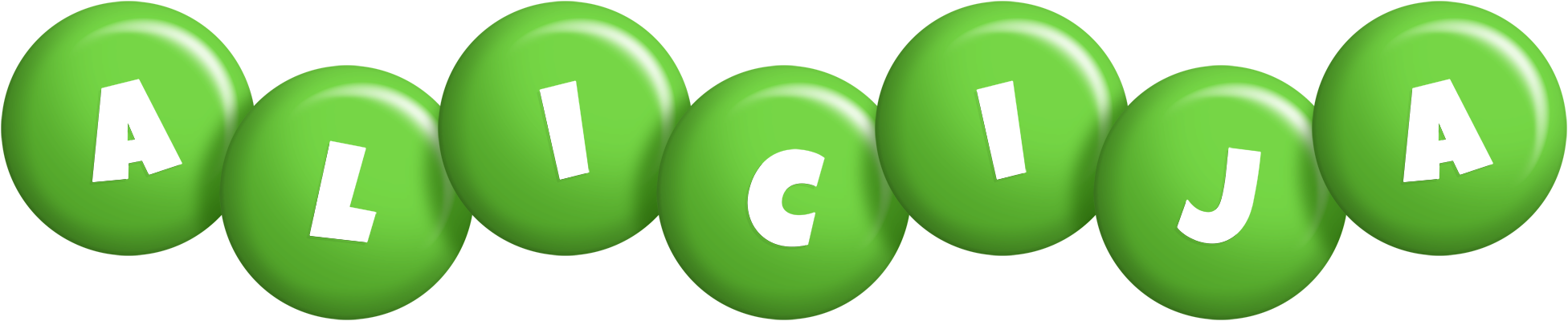 Alicija candy-green logo
