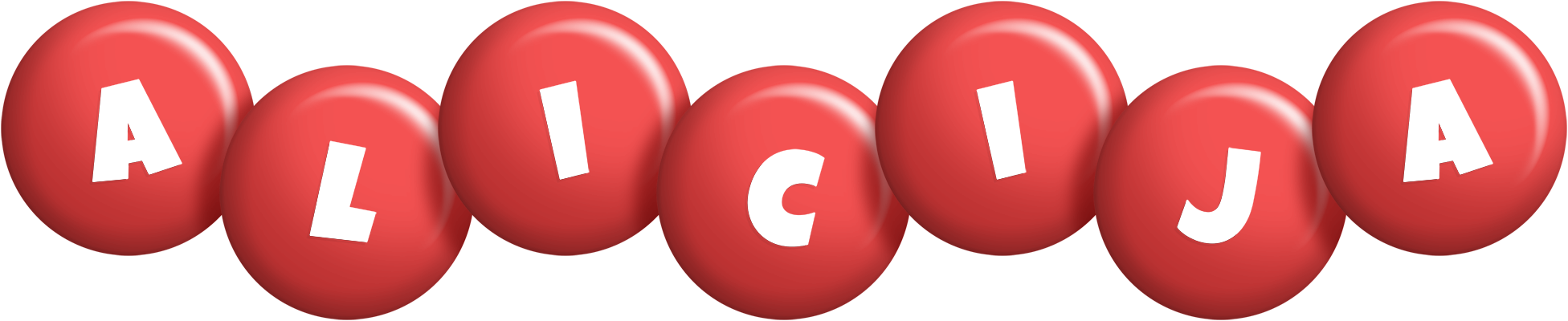 Alicija candy-red logo