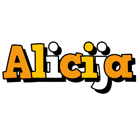 Alicija cartoon logo