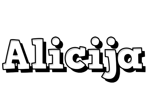 Alicija snowing logo