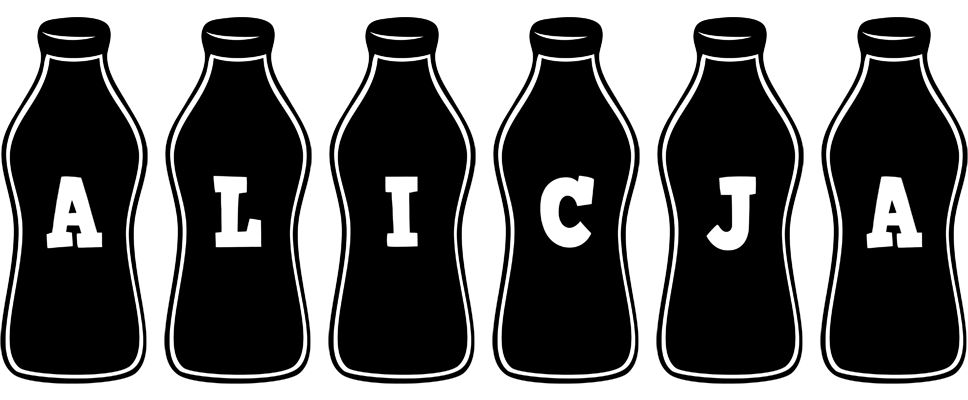 Alicja bottle logo