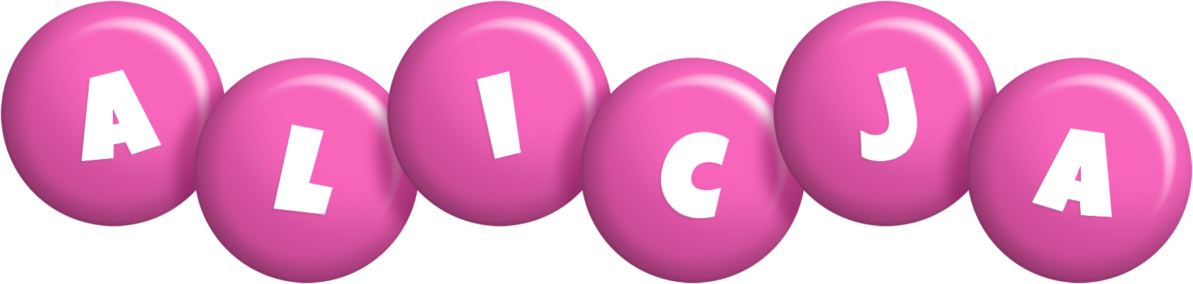 Alicja candy-pink logo