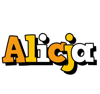 Alicja cartoon logo