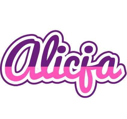 Alicja cheerful logo