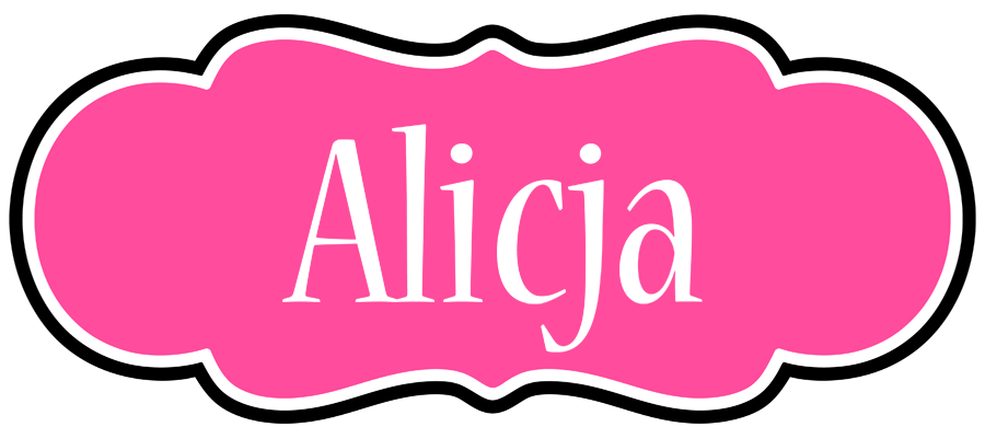 Alicja invitation logo