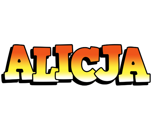 Alicja sunset logo