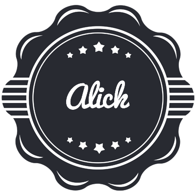 Alick badge logo