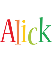 Alick birthday logo