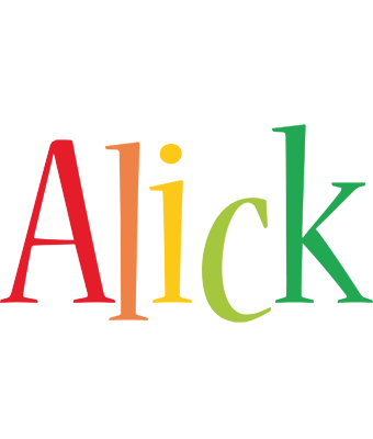 Alick birthday logo