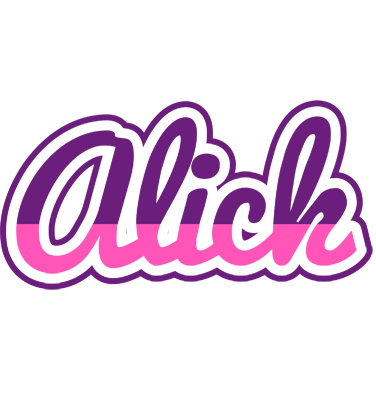Alick cheerful logo