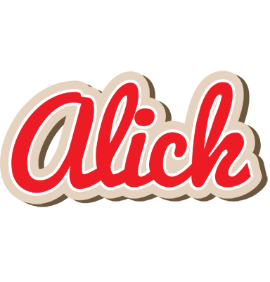 Alick chocolate logo