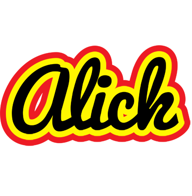 Alick flaming logo